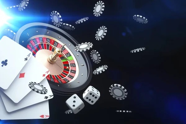 Live dealer conducting Poker Indonesia hand in slotfb studio